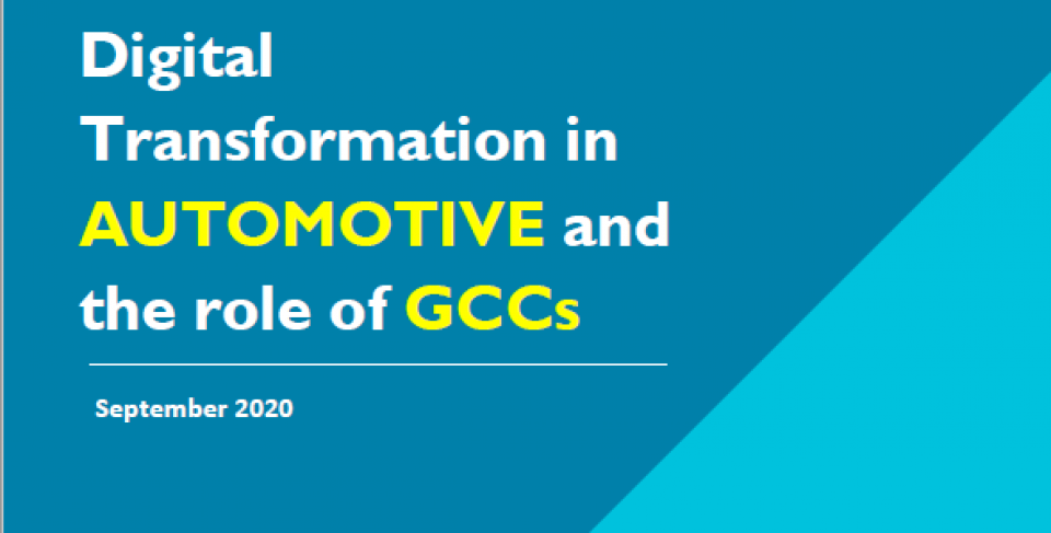 Digital Transformation in AUTOMOTIVE and the role of GCCs
