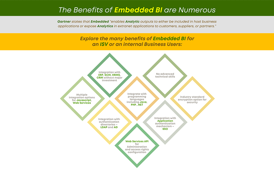 Embedded BI with Integration APIs Improves User Adoption, Business Decisions and Results