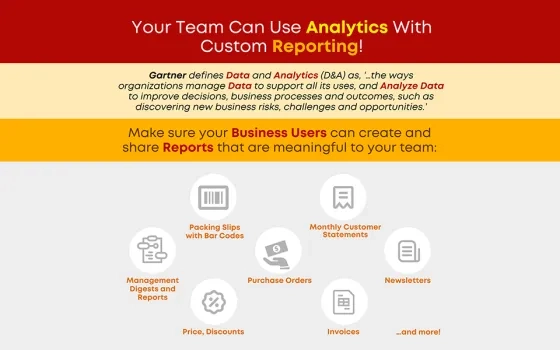 Your Team Can Use Analytics With Custom Reporting!