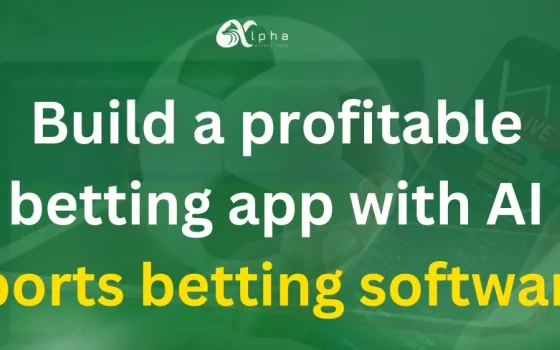 Build a profitable betting app with AI sports betting software 