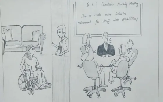 Why don’t some organisations have staff with disabilities on their Diversity & Inclusion Committees?
