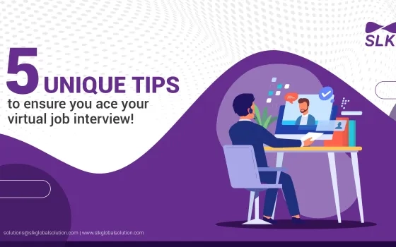 5 unique tips to ensure you ace your virtual job interview! 