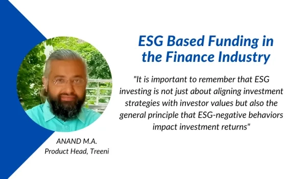ESG Based Funding in the Finance Industry