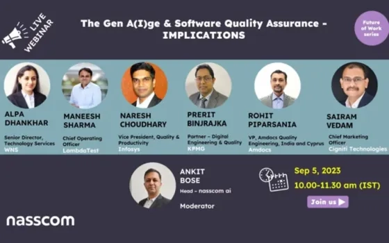 How GenAI is accelerating Quality Software Testing | Webinar | nasscom