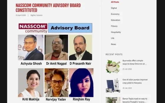 Nasscom community advisory board