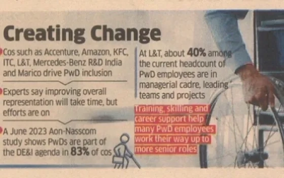 India Inc's Taking Steps to Build a Future for People with Disabilities