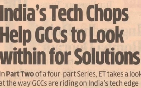 Indias Tech Chops Help GCCs to Look within for Solutions