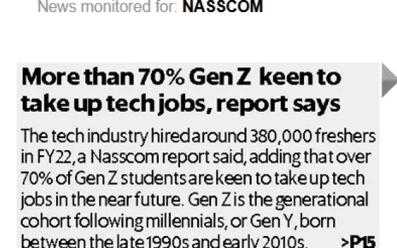 'More than 70% Gen Z keen to take up tech jobs'