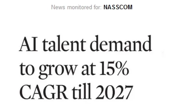 AI talent demand to grow at 15% CAGR till 2027