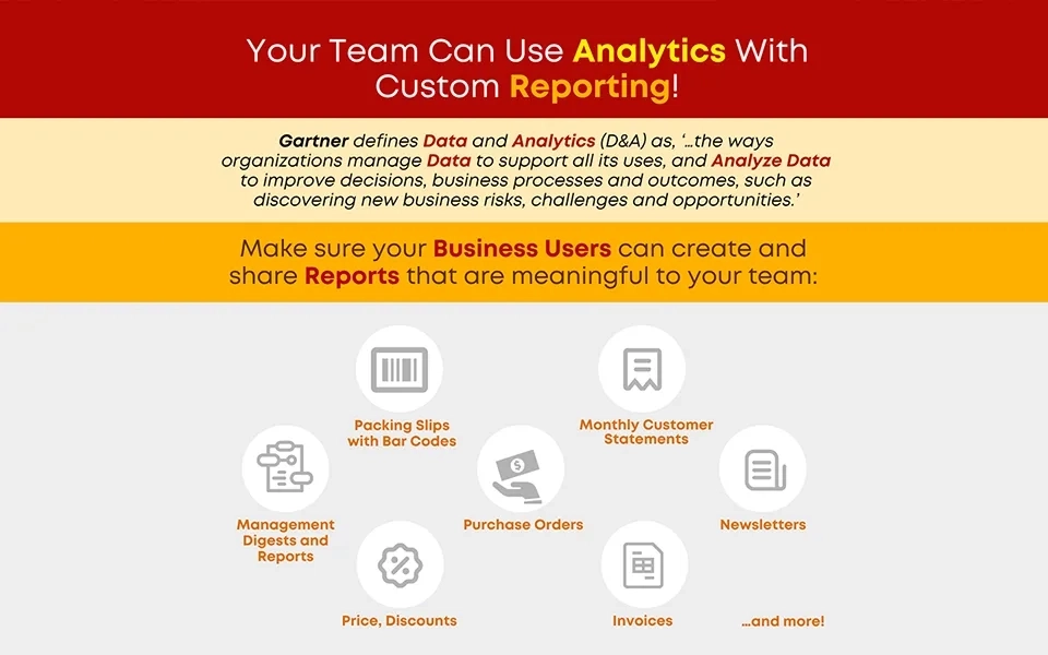 Your Team Can Use Analytics With Custom Reporting!