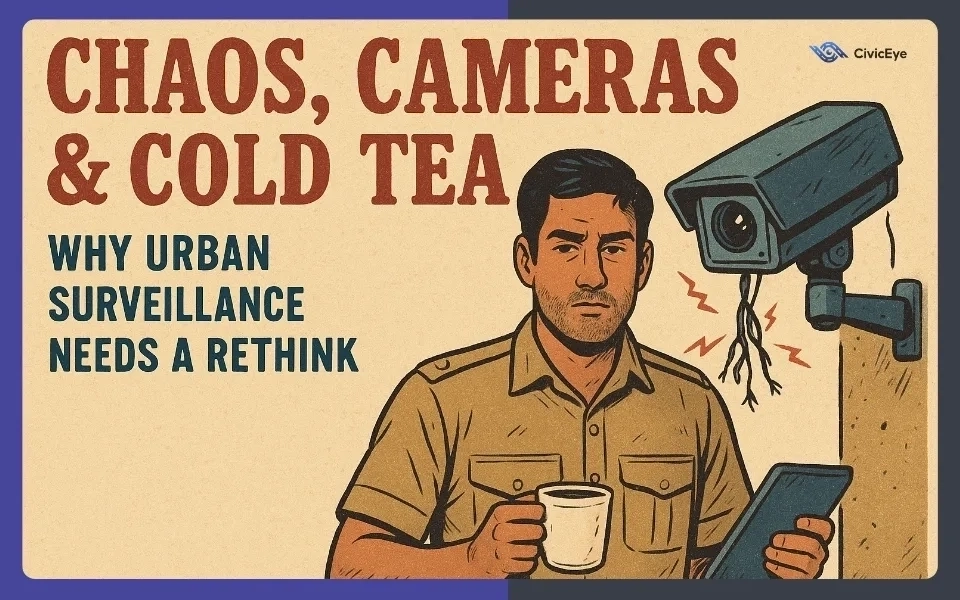 Chaos, Cameras & Cold Tea: Why Urban Surveillance Needs a Rethink!  - by Sakshi Bhalla