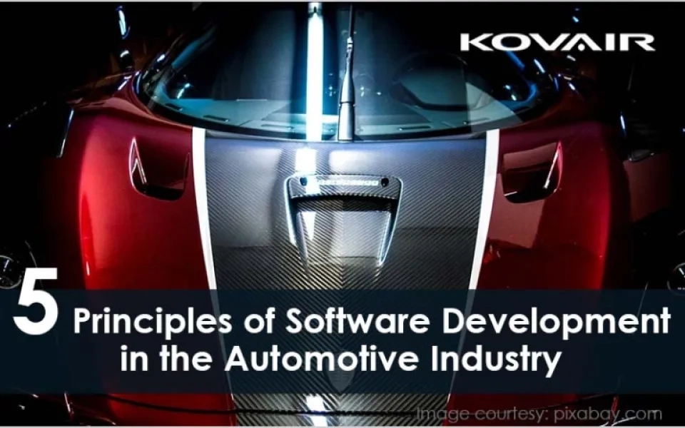 5 Software Development Principles in the Automotive Industry