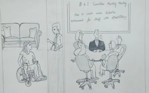Why don’t some organisations have staff with disabilities on their Diversity & Inclusion Committees?