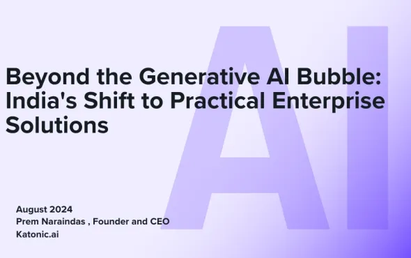 Beyond the Generative AI Bubble: India's Shift to Practical Enterprise Solutions