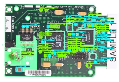 Components detection on PCB