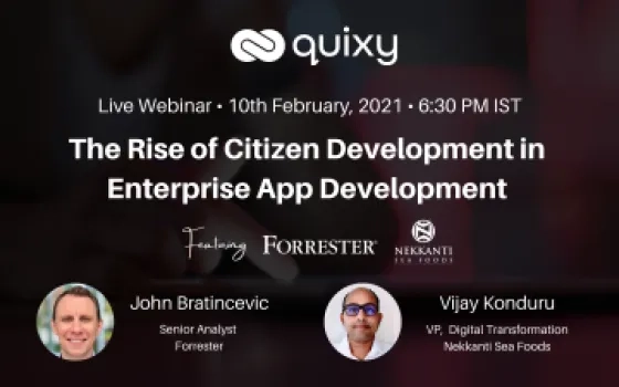 The Rise of Citizen Development in Enterprise App development