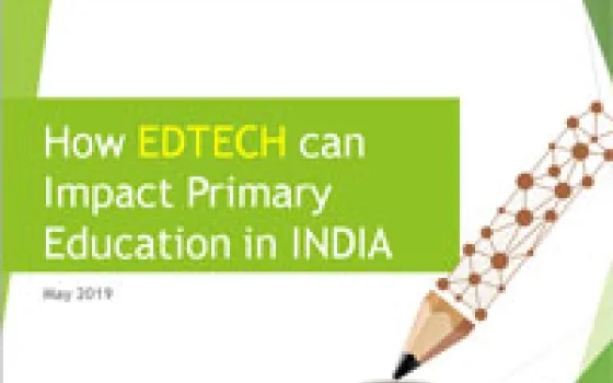 How Edtech can impact primary education in India