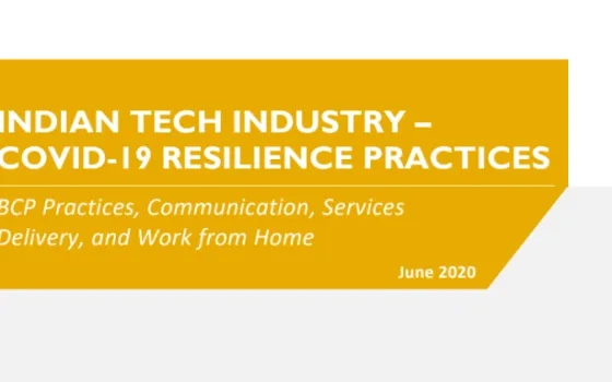 Indian Tech Industry – COVID-19 Resilience Practices - June 2020