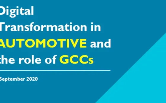 Digital Transformation in AUTOMOTIVE and the role of GCCs