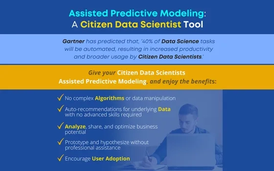Citizen Data Scientists Can Use Assisted Predictive Modeling to Create, Share and Collaborate