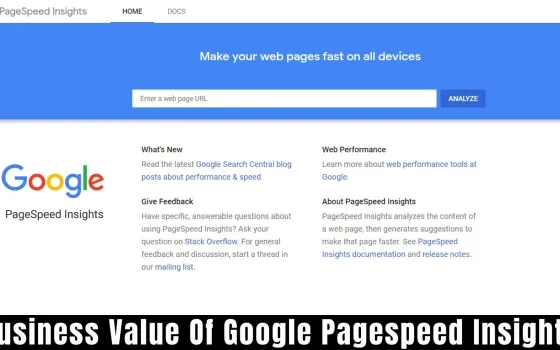 Business Value of Google PageSpeed Insights: All you need to know