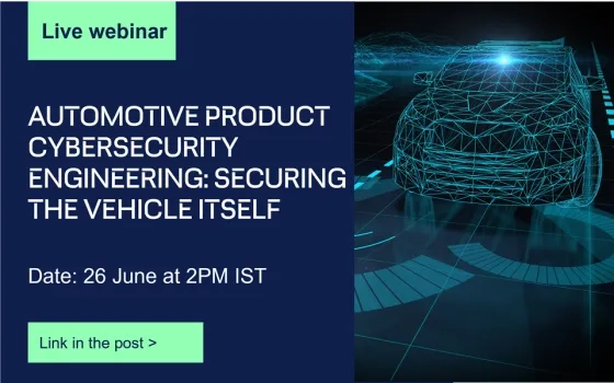 Automotive product cybersecurity engineering: Securing the vehicle itself