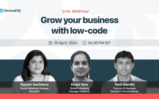 Online Event: Grow your business with low-code