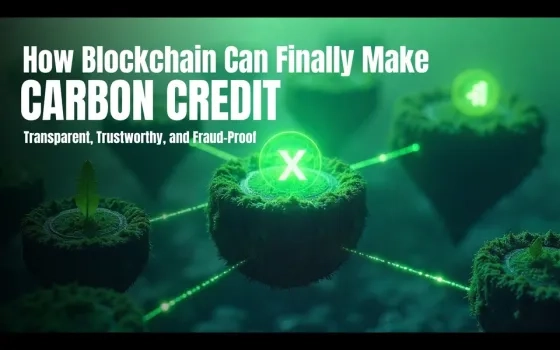How Blockchain Can Finally Make Carbon Credits Transparent, Trustworthy, and Fraud-Proof