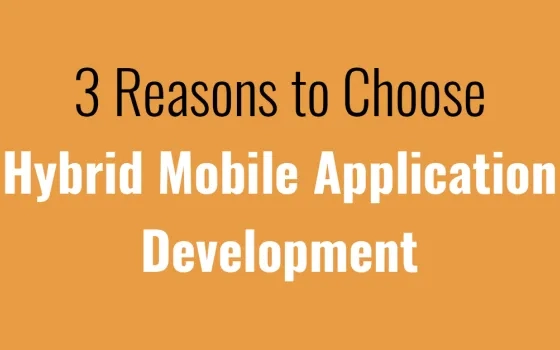 3 Reasons to Choose Hybrid Mobile Application Development