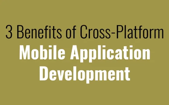 3 Benefits of Cross-Platform Mobile Application Development