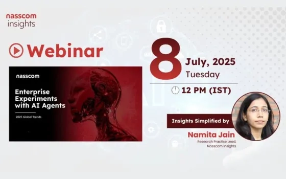 Attend our upcoming webinar on NASSCOM's AI Agents Global Enterprise Study 2025.