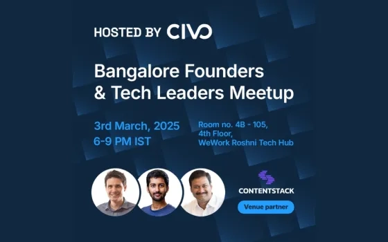 Bangalore Founders and Tech Leaders Meetup