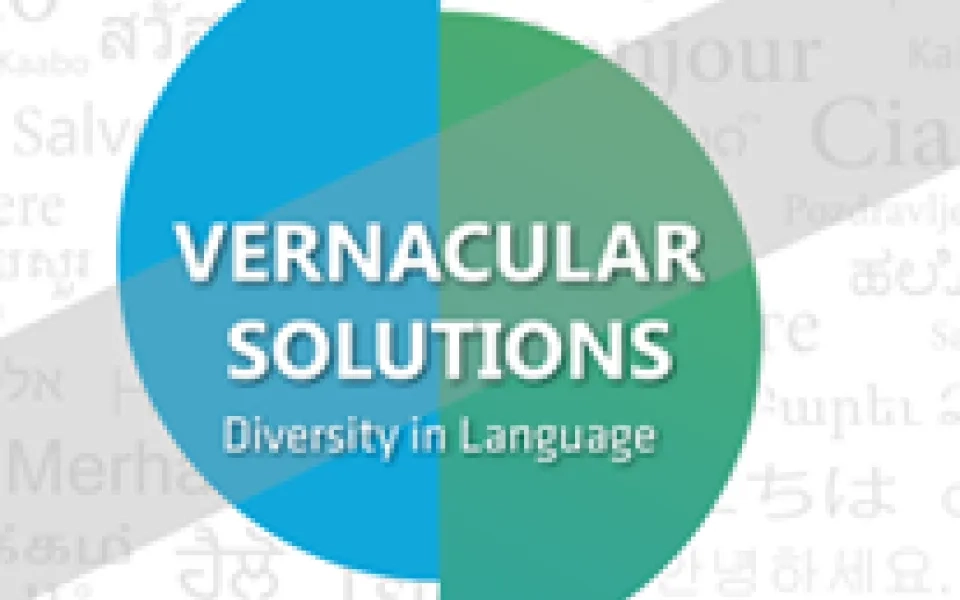 Vernacular Solutions: “Diversity In Language”