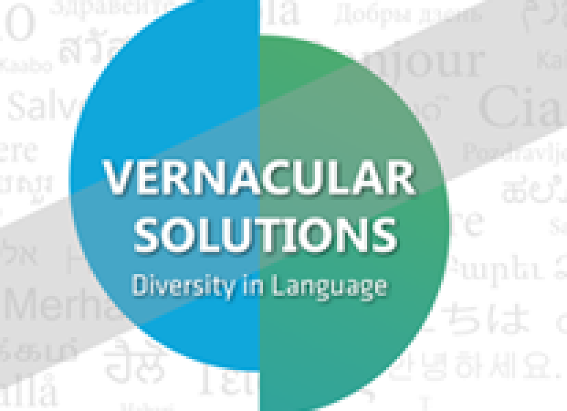 Vernacular Solutions: “Diversity In Language”