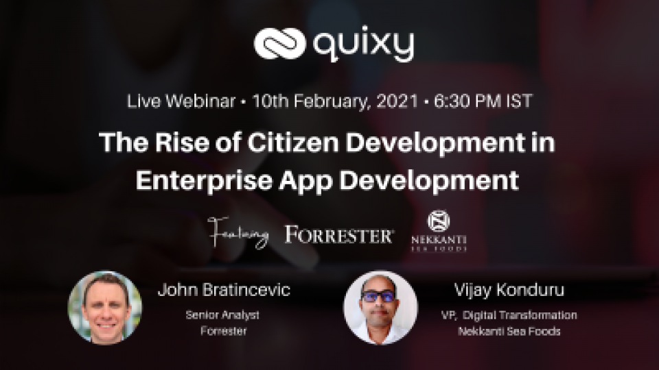 The Rise of Citizen Development in Enterprise App development
