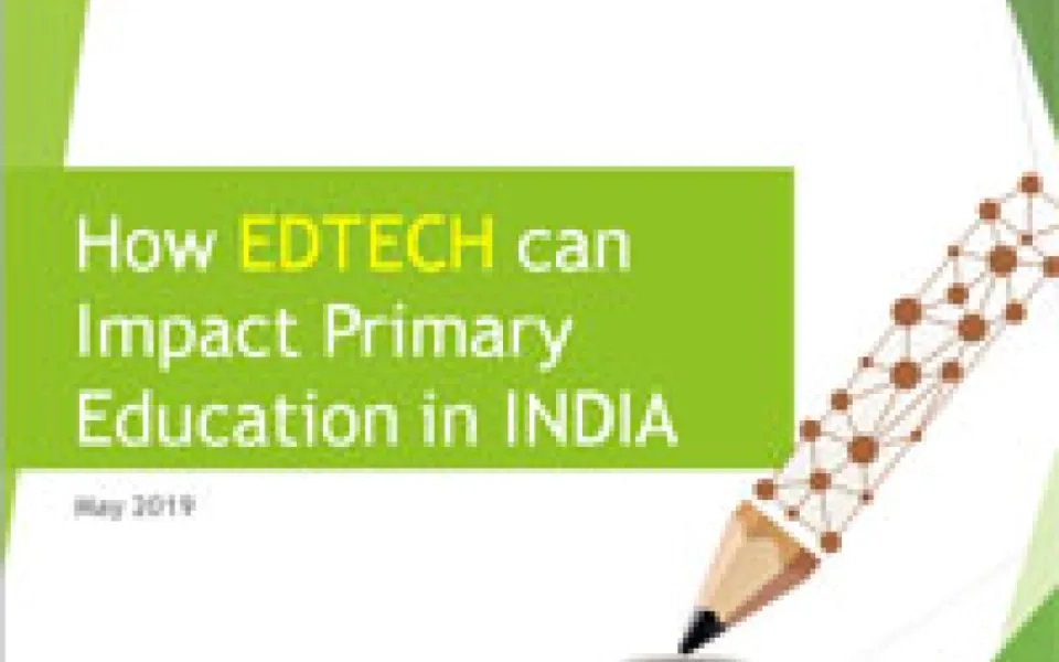 How Edtech can impact primary education in India