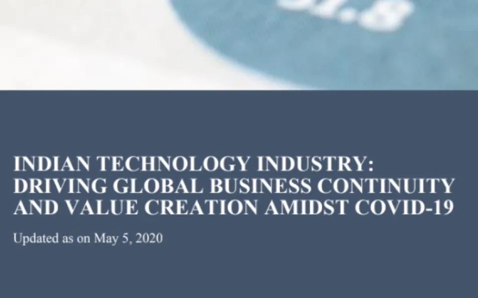 Indian Technology Industry: Driving Global Business Continuity and Value Creation amidst COVID-19