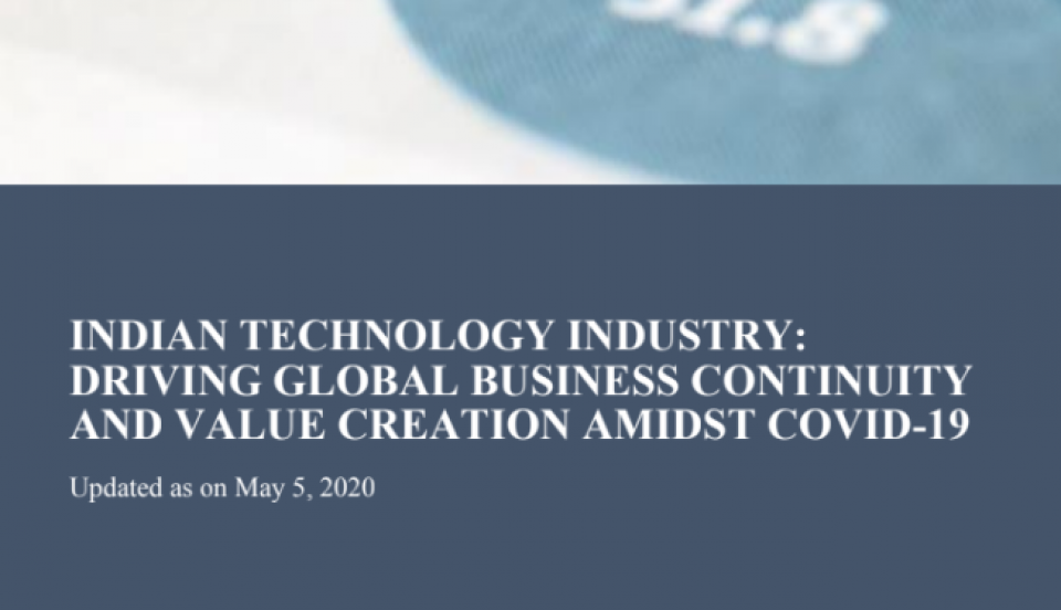Indian Technology Industry: Driving Global Business Continuity and Value Creation amidst COVID-19