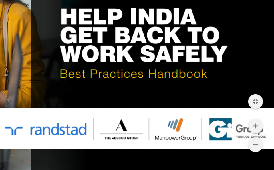 Safely Back To Work - Best Practices Handbook | The Adecco Group, Randstad ManpowerGroup, Gi Group