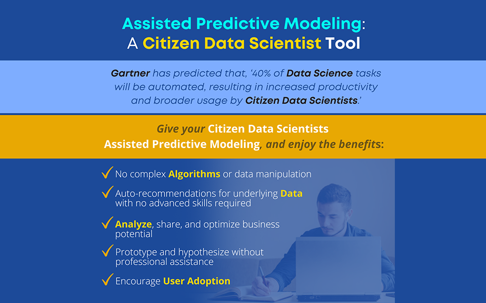 Citizen Data Scientists Can Use Assisted Predictive Modeling to Create, Share and Collaborate
