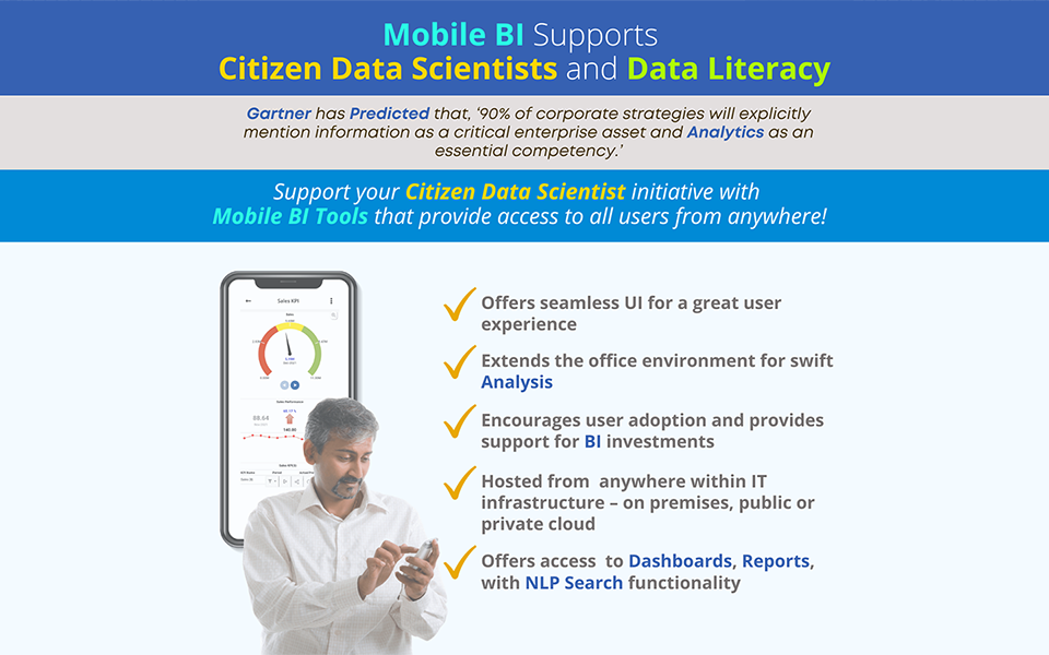 Mobile BI Supports Citizen Data Scientists and Data Literacy