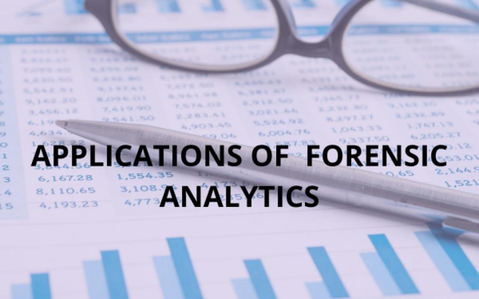 Data Science Use Cases in Forensic - Forensic Analytics