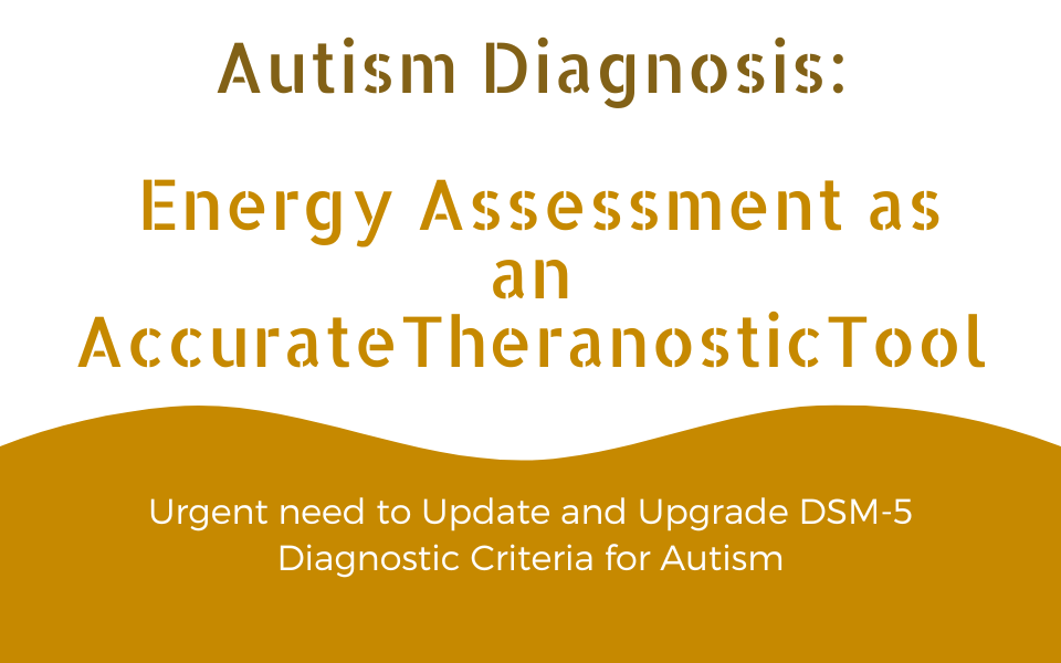 Energy Assessment as an Accurate Theranostic Tool in the Diagnosis of Autism: Urgent need to Update and Upgrade DSM-5 diagnostic criteria for Autism