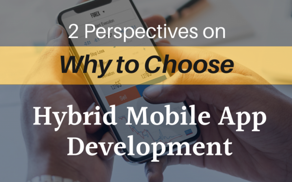 2 Perspectives on Why to Choose Hybrid Mobile App Development