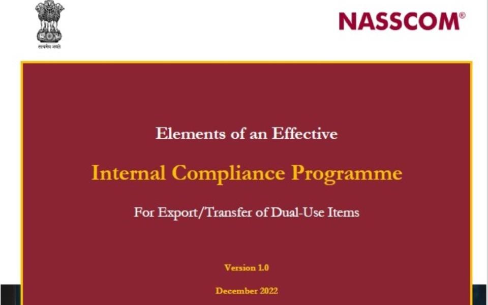 Elements of an Effective Internal Compliance Programme For Export/Transfer of Dual-Use Items