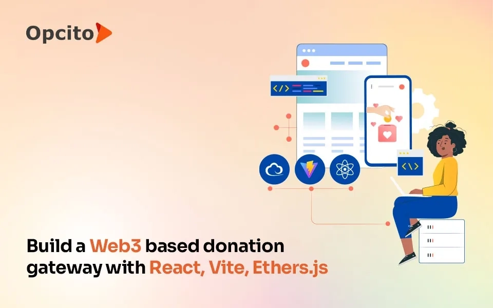 Steps to build a Web3 application with React, Vite, and Ethers.js