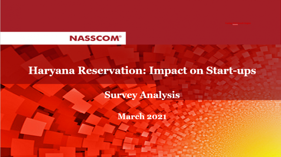 Survey on the impact of new Haryana State Reservation Law on start-ups: March 2021