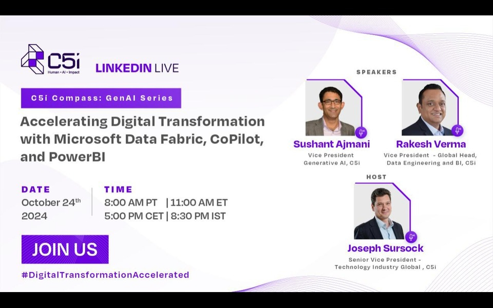 Accelerating Digital Transformation with Microsoft Data Fabric, CoPilot, and PowerBI