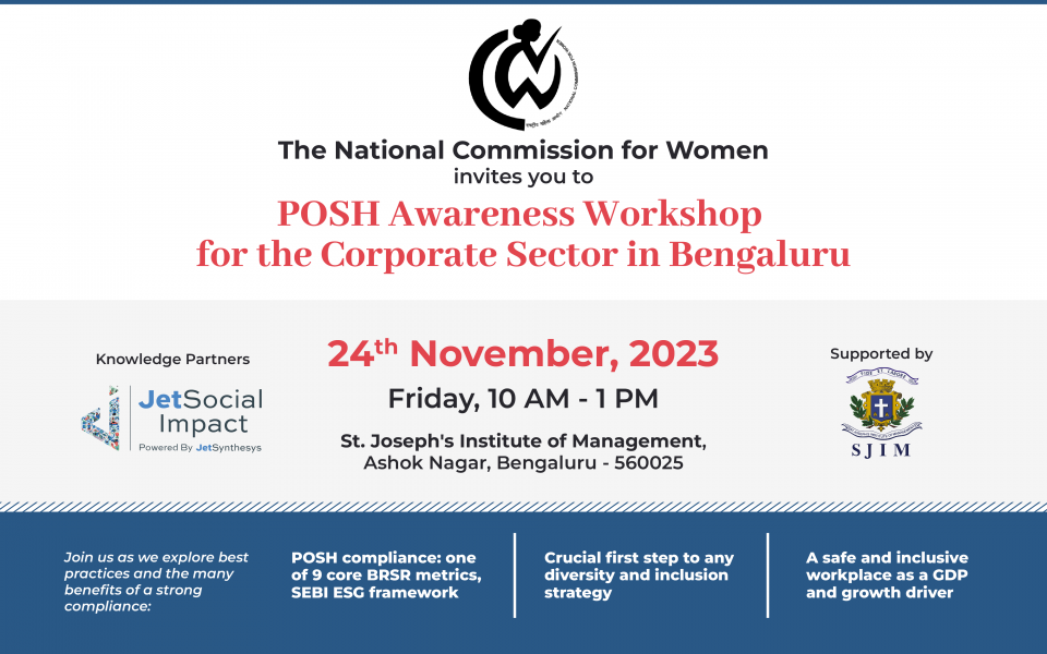 POSH Awareness Workshop for the Corporate Sector