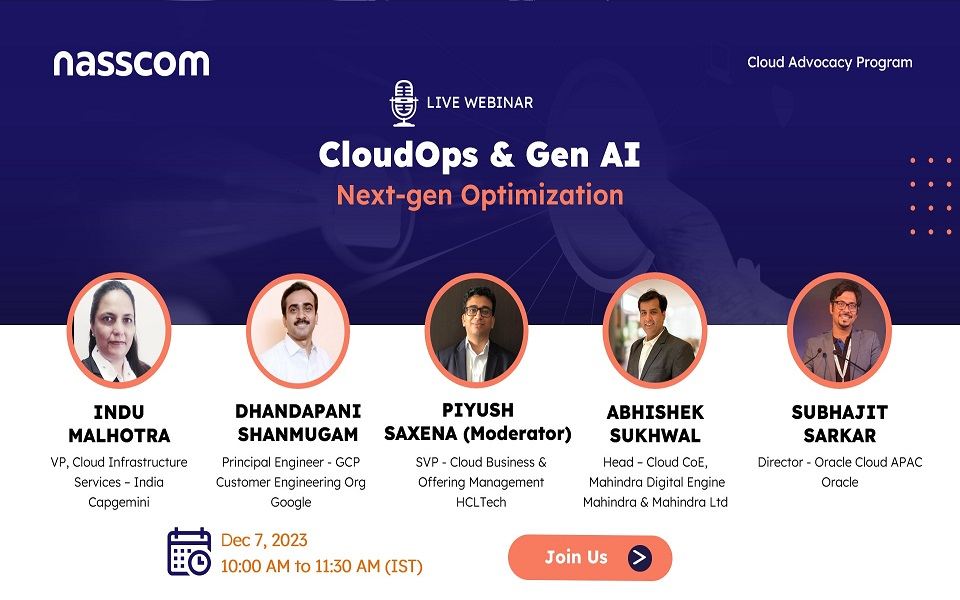 Live webinar: CloudOps & Gen AI - Next-gen Optimization (Dec 7, 2023)